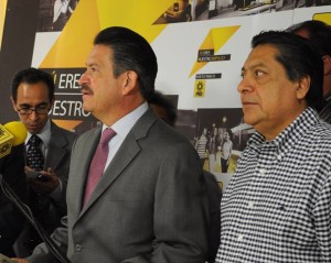 Carlos Navarrete y Héctor Bautista. La nueva dirigencia.