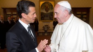Encuentro del presidente Enrique Peña con el Papa Francisco I, en el Vaticano. 