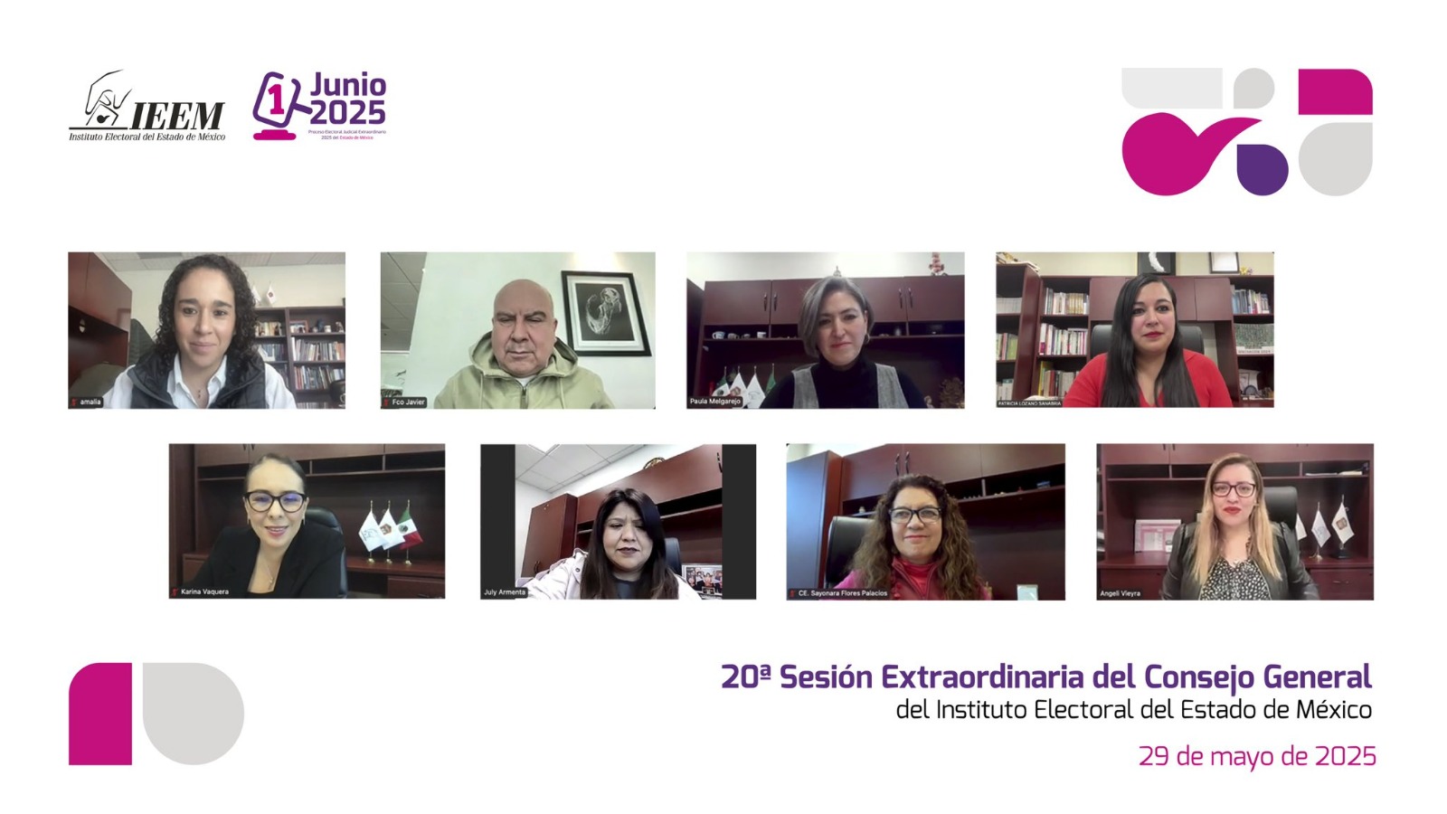 Aprueba IEEM verificación de los requisitos de elegibilidad 8 de 8 para la elección judicial