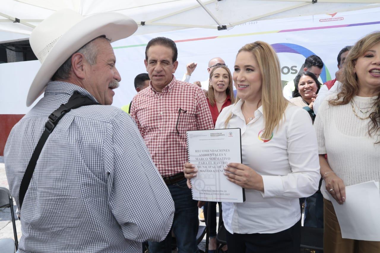 Gobierno de San Mateo Atenco fortalece rastro municipal; entrega segundo biodigestor