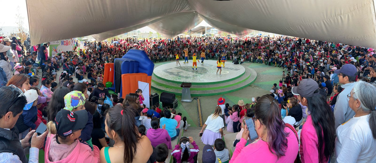 Zinacantepec celebra a la niñez con más de 3 mil asistentes en el Parque Colibrí