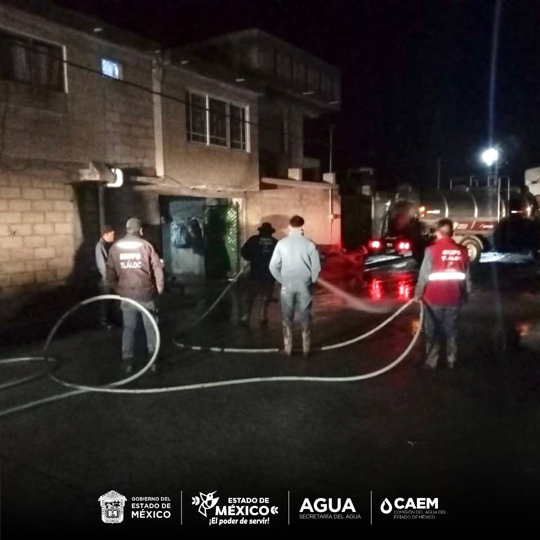 Atienden  afectados por inundaciones en Coyotepec , Hueypoxtla, Teoloyucan y Chapultepec