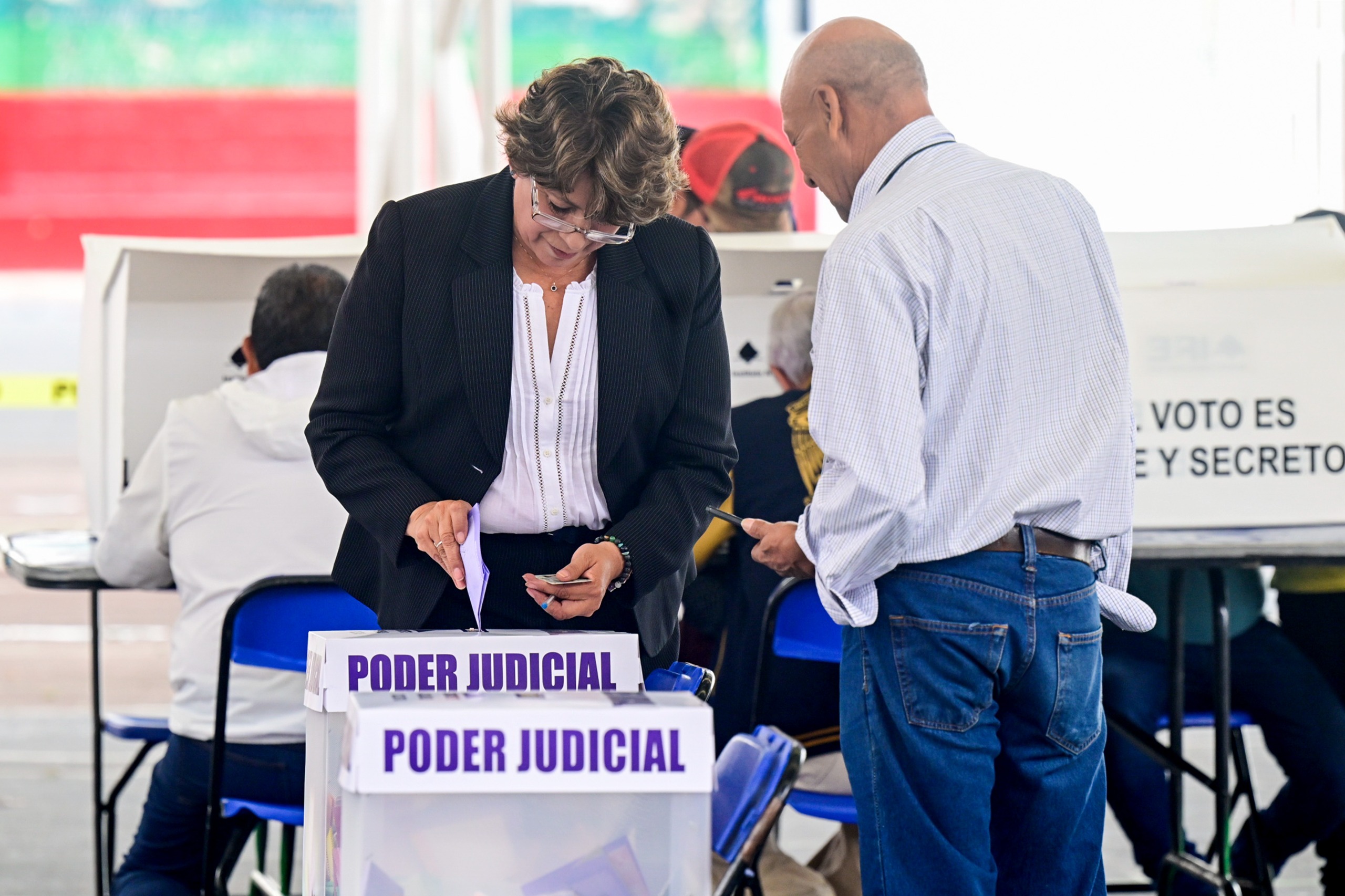 En orden transcurre elección judicial en Edomex: Delfina Gómez