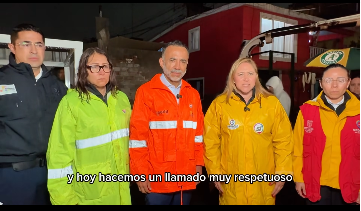 Piden alcaldes a CAEM apoyo para prevenir y atender inundaciones en Metepec y San Mateo Atenco