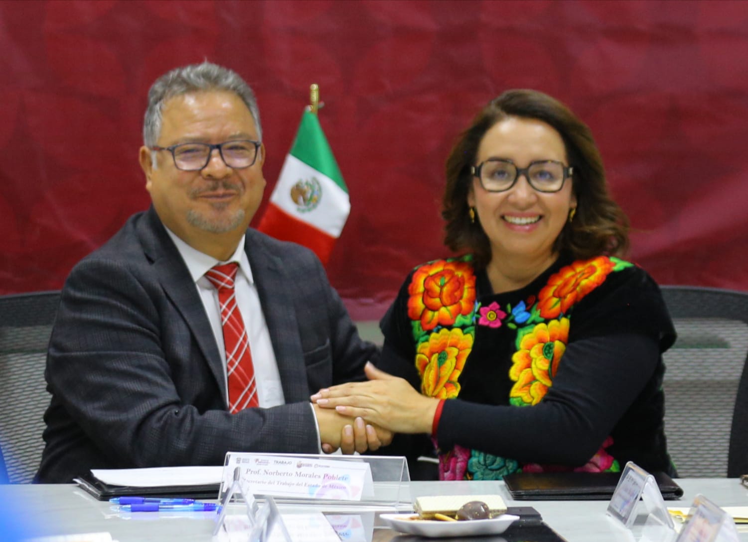 Firman Ecatepec y Secretaría del Trabajo convenio para solucionar laudos laborales