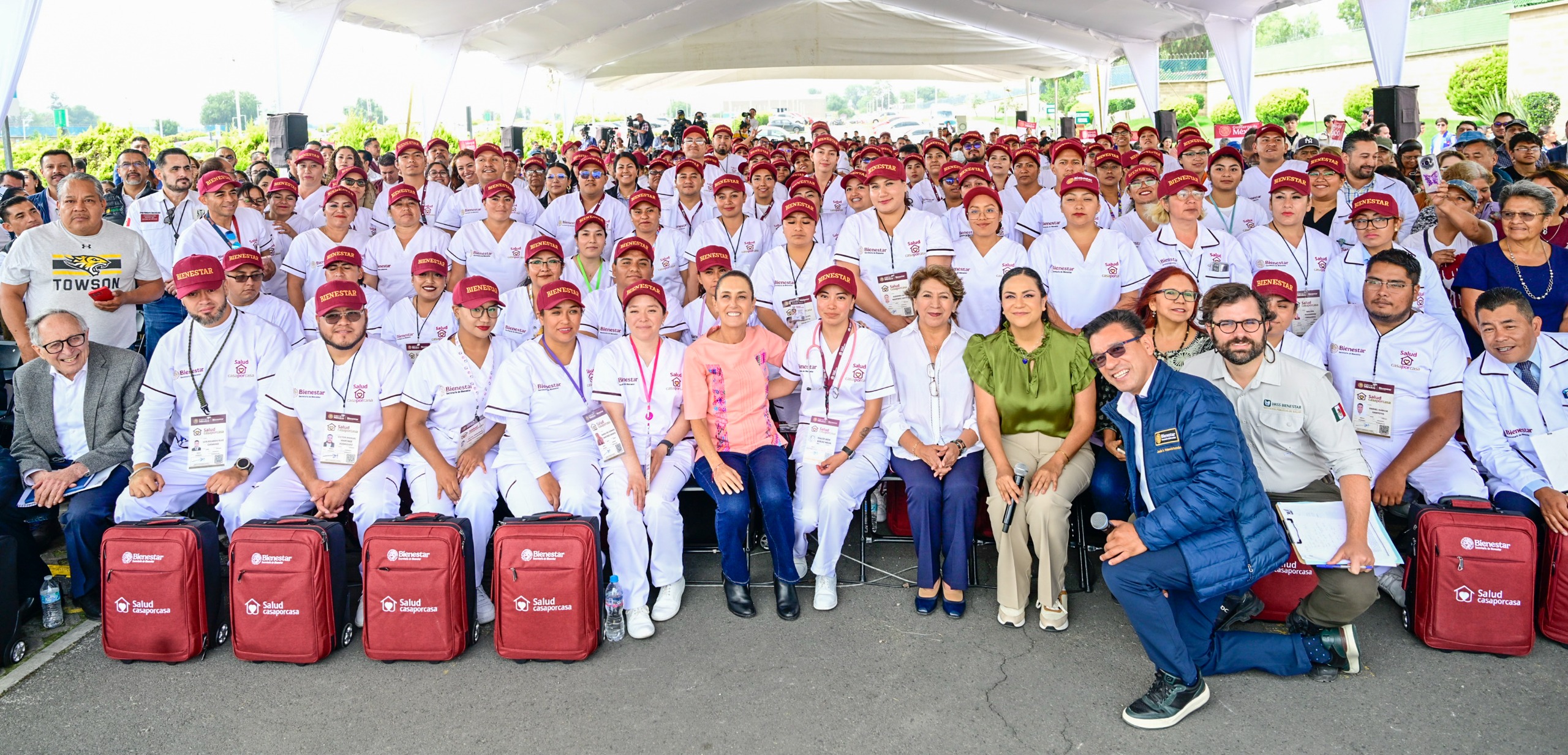 Arranca Claudia Sheinbaum en Edomex programa “Salud Casa por Casa”