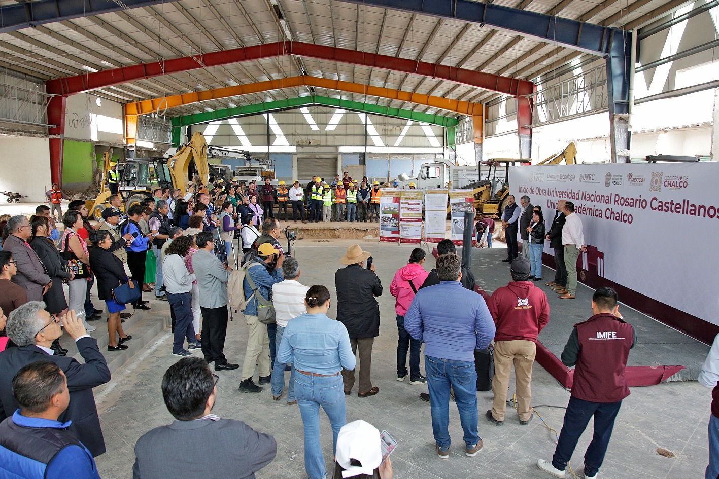 Arranca construcción de la Universidad Nacional Rosario Castellanos en Naucalpan y Chalco; habrá una más en Chimalhuacán