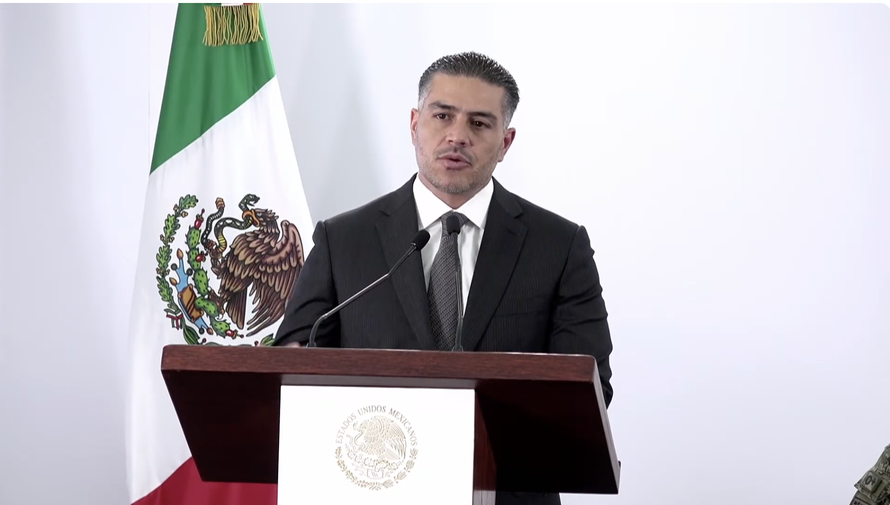 Confirma García Harfuch sobrevuelo de aeronave no tripulada por el sur del Edomex