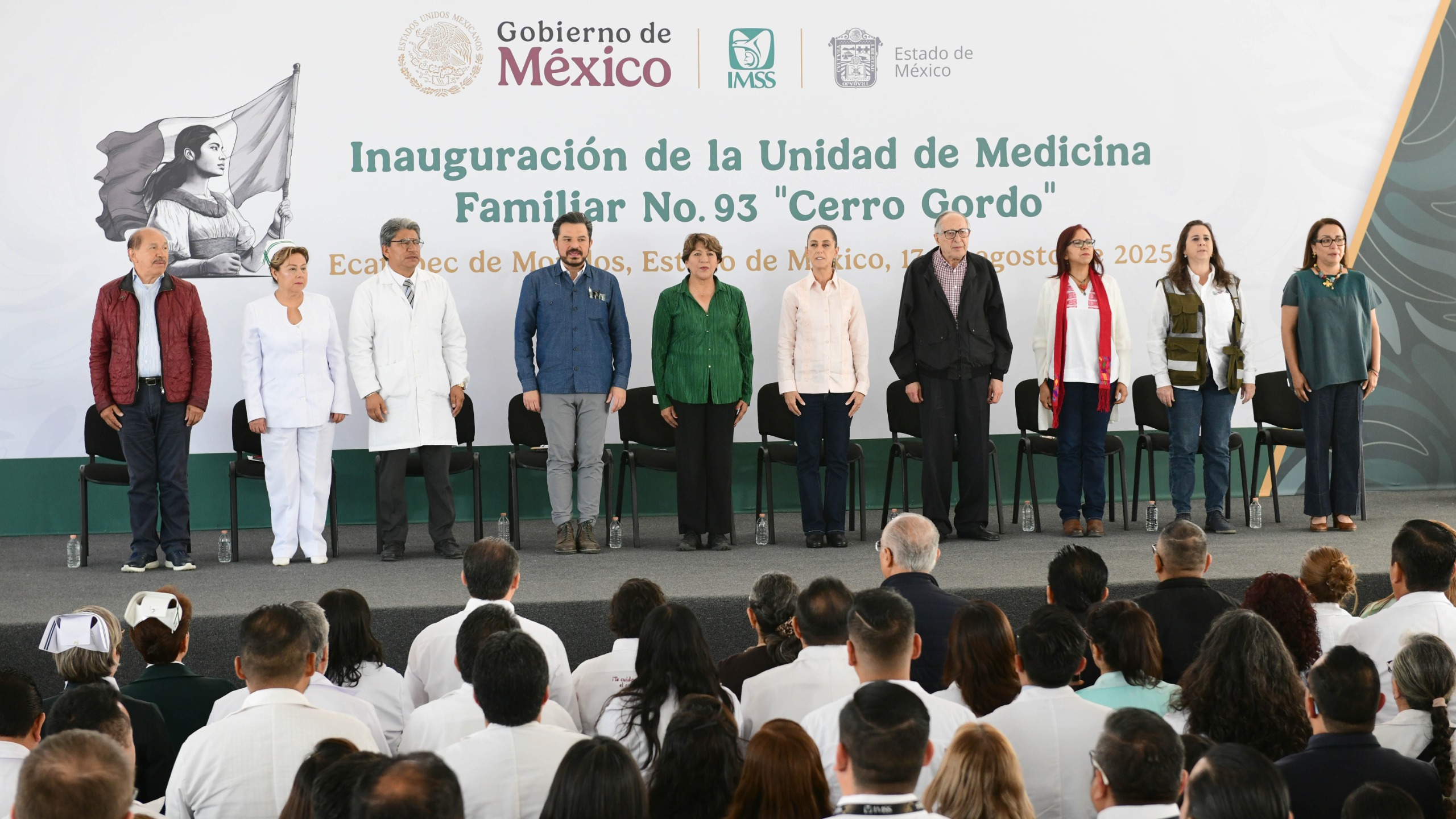 Inauguran UMF del IMSS en Ecatepec y anuncian construcción de 4 nuevos hospitales