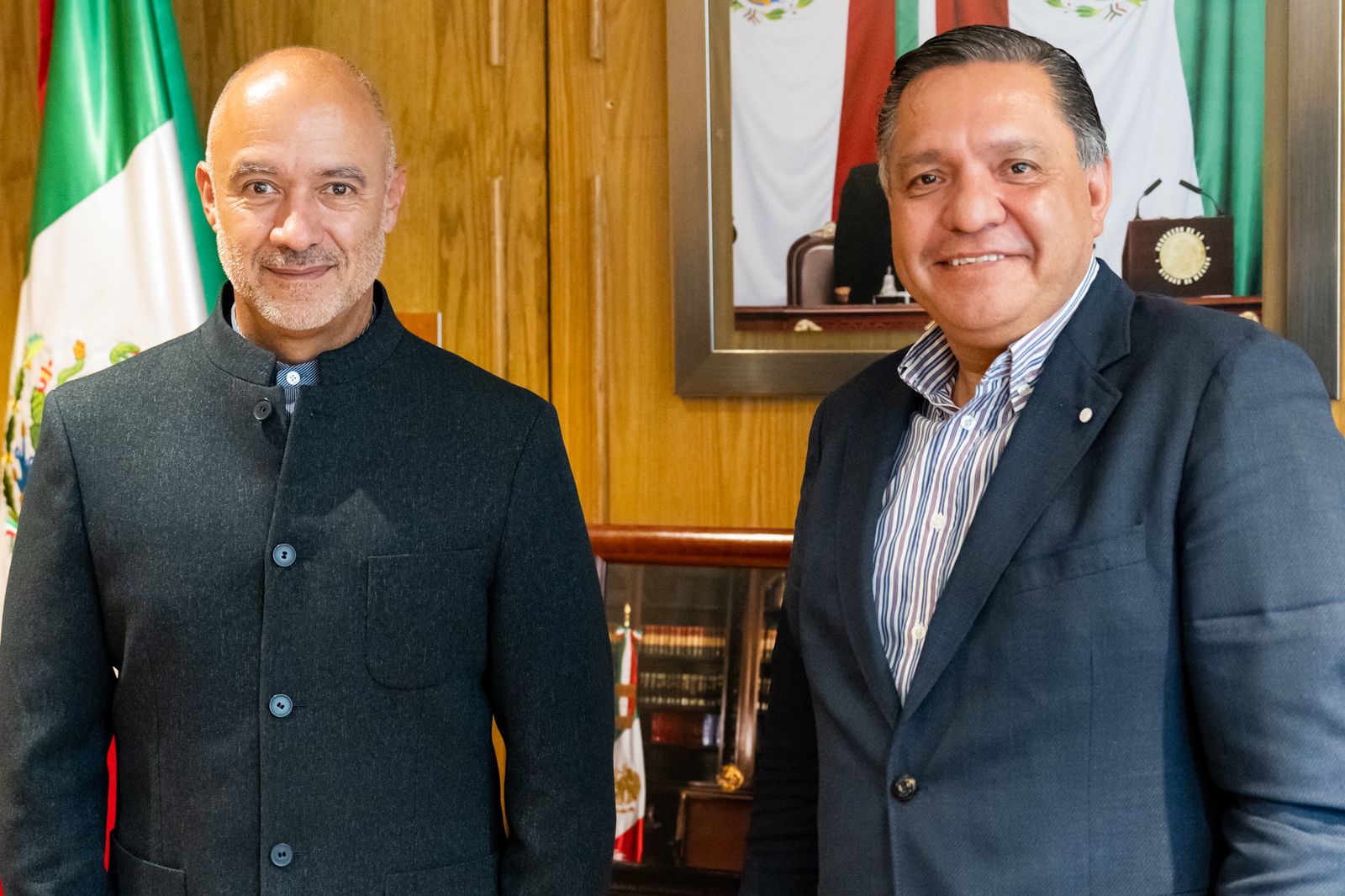 Ricardo Moreno se reúne con titular de la SICT para mejorar vialidades en Toluca