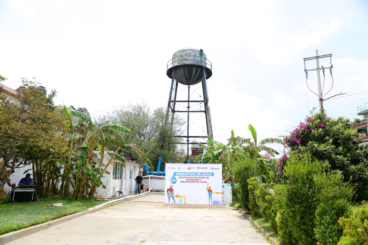 Rescata Gobierno de Ecatepec tres pozos de agua potable