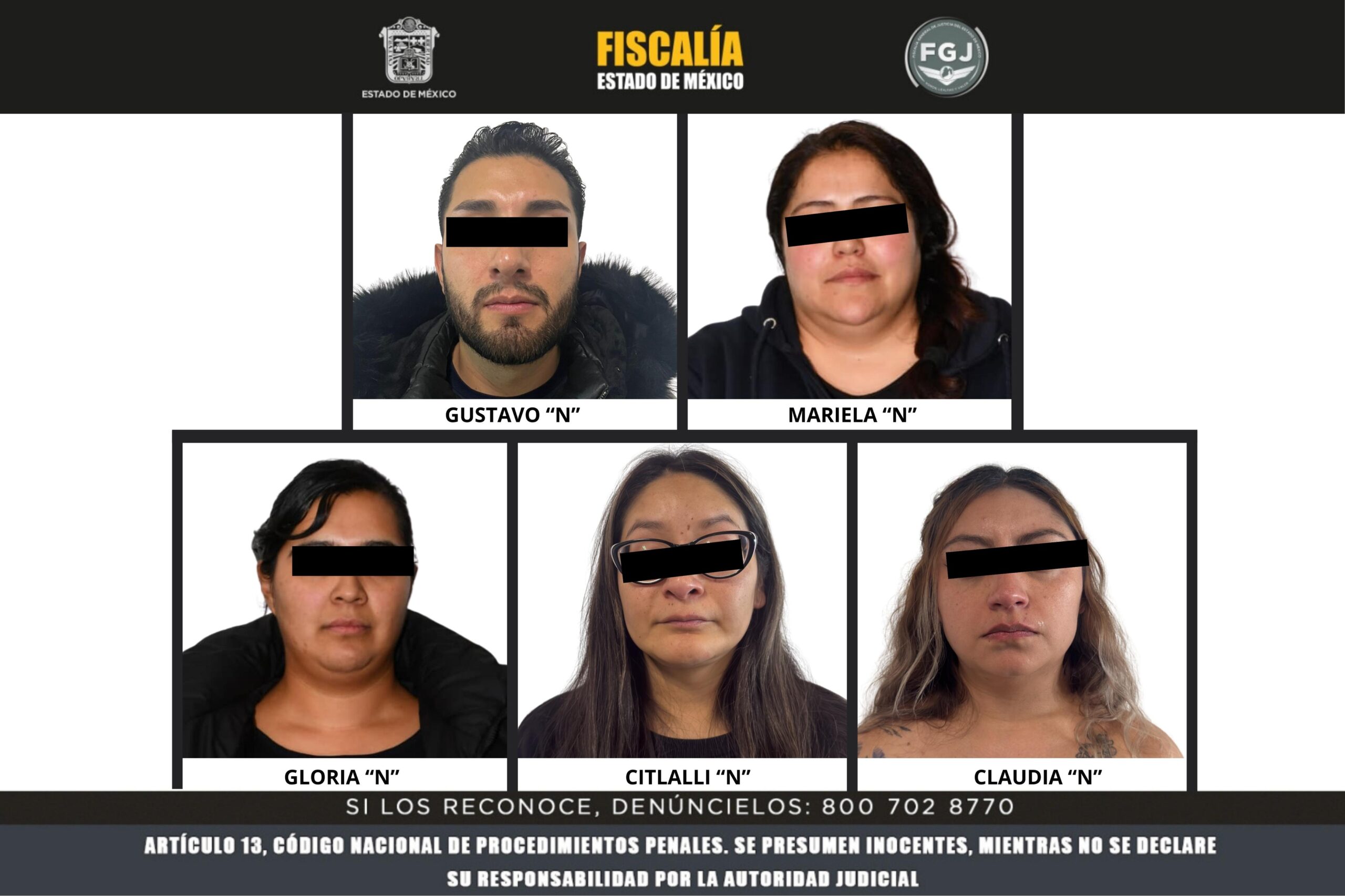 Capturan a dos involucrados más en la muerte de 13 bebés en hospitales de Toluca