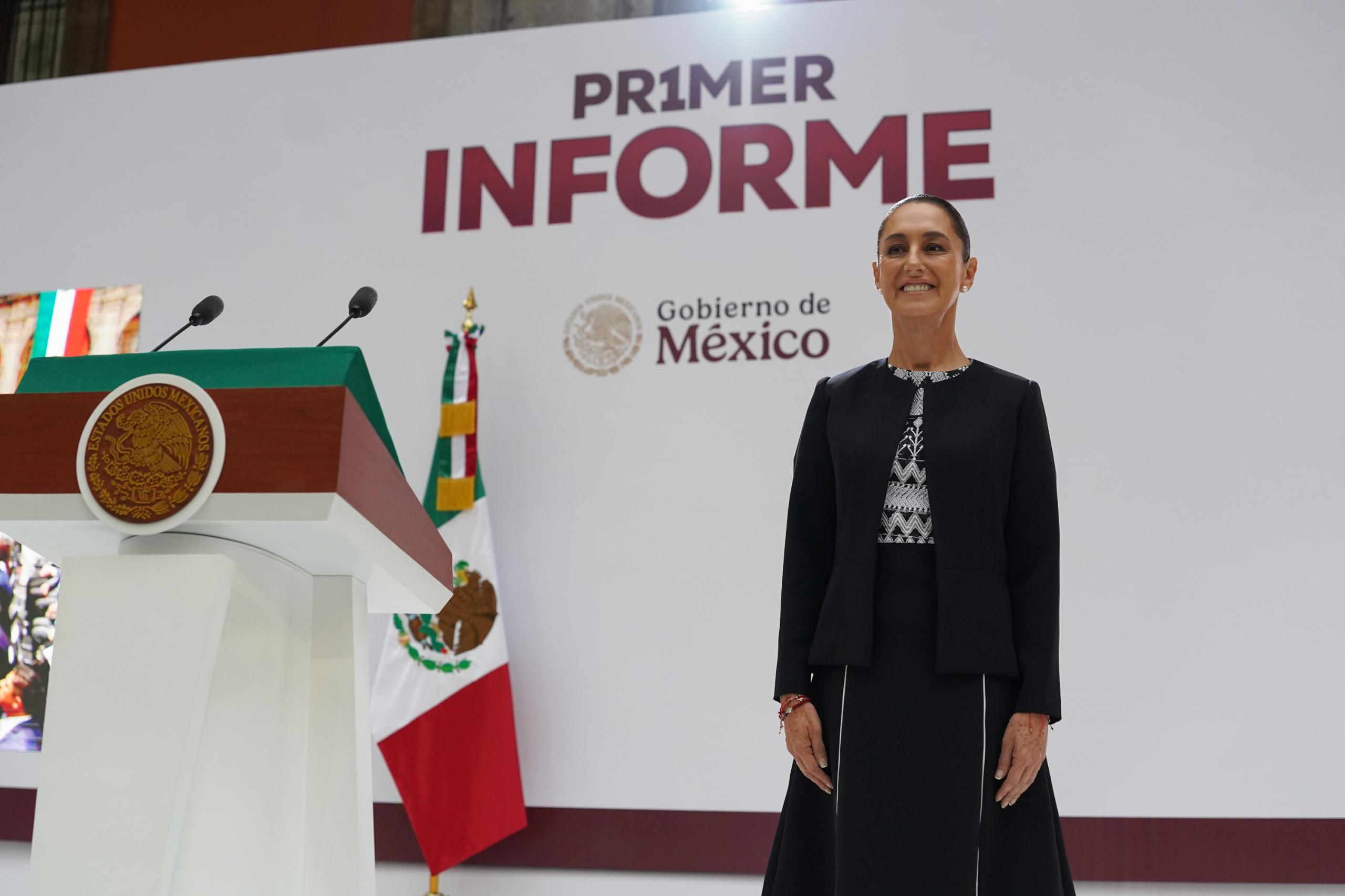 Destaca Sheinbaum en informe programas y acciones emprendidas en Edomex; principalmente en zona oriente