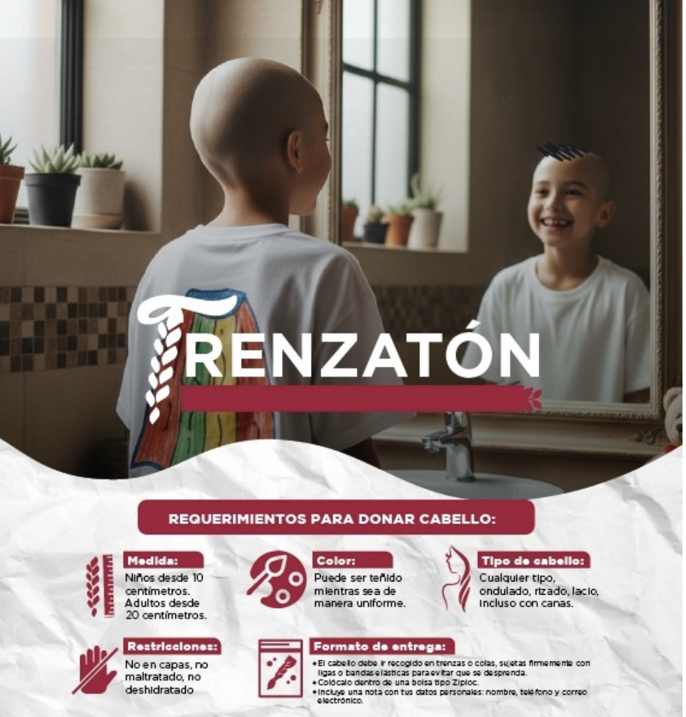 Organiza Edomex “Trenzatón 2025” para donar 500 pelucas a niñas, niños y adolescentes con cáncer