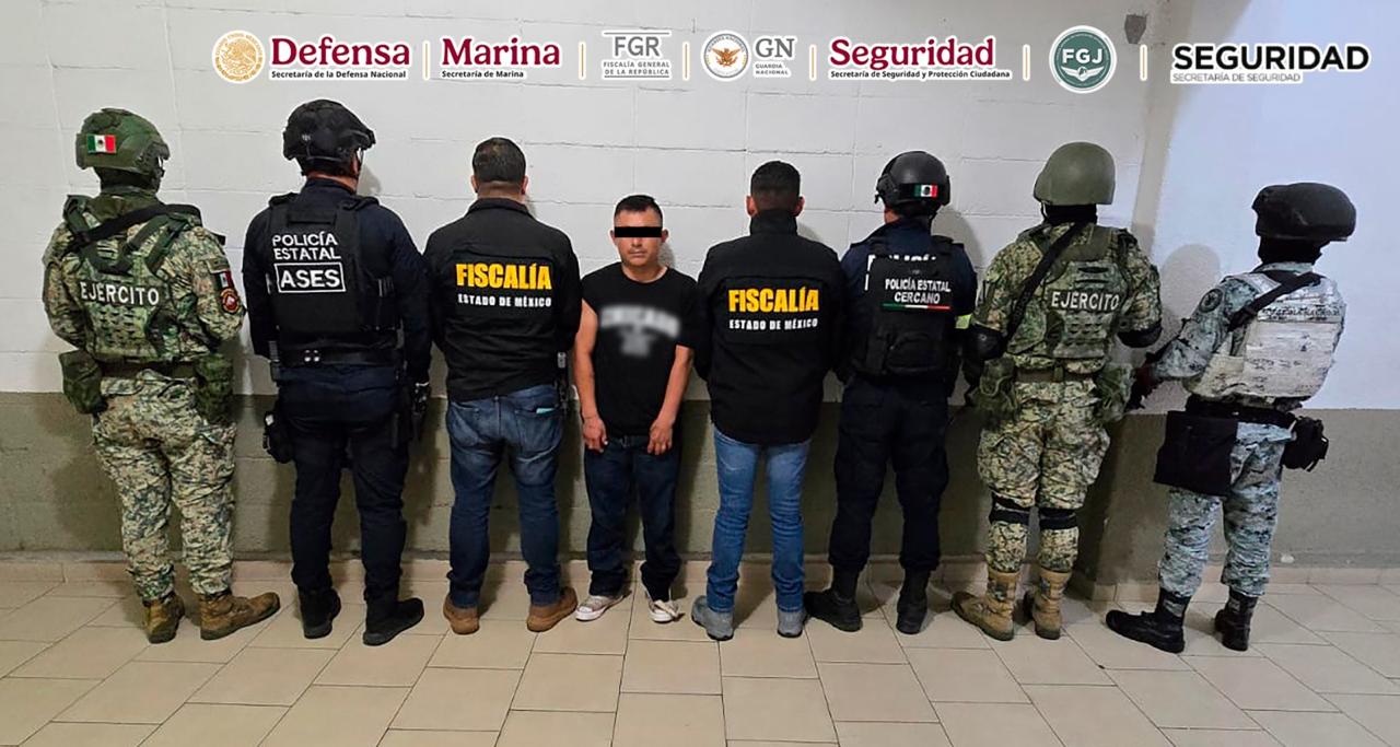 Detienen a un objetivo prioritario de la Fiscalía Edomex; era líder de célula de grupo criminal en el sur