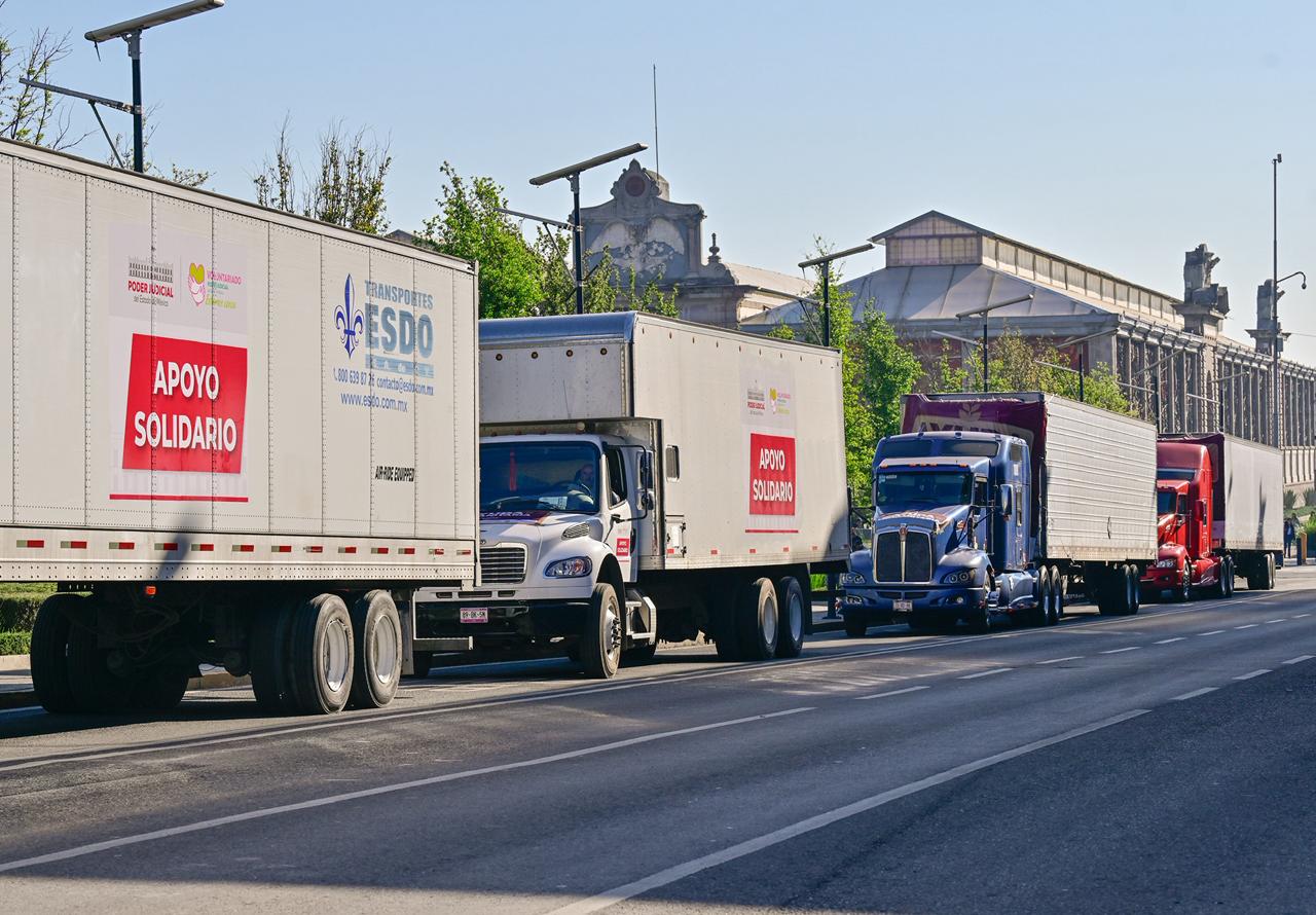 Envía Edomex nuevo cargamento de ayuda humanitaria a Veracruz