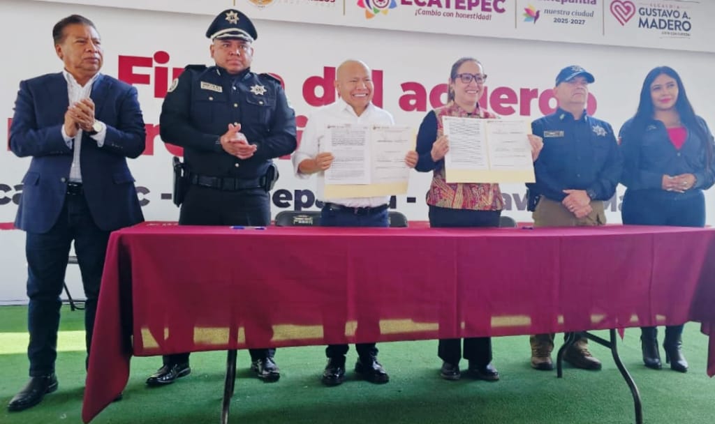 Ecatepec y Tlalnepantla  firman acuerdo metropolitano por la seguridad