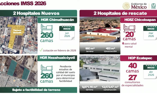 Anuncian obras para 2026 del Plan Integral Oriente; contemplan hospitales, transporte, preparatorias y senderos seguros