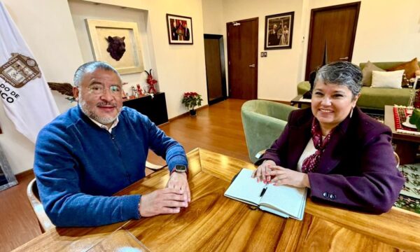 Se reúnen Horacio Duarte y Luz María Hernández, a 17 meses de elecciones intermedias