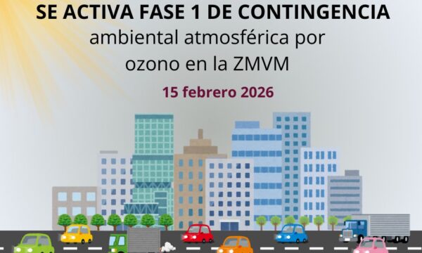 Activan Fase 1 de Contingencia Ambiental para el Valle de México; este lunes no circulan autos con engomado amarillo y placas terminación 5 y 6