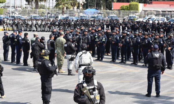 Refuerzan más la seguridad en Zona Oriente; llegan 100 efectivos de las Fuerzas Especiales de la SS-Edomex