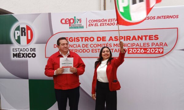 PRI registra a Jorge Hernández y Edgar Castillo para comités de Ecatepec y Jilotepec