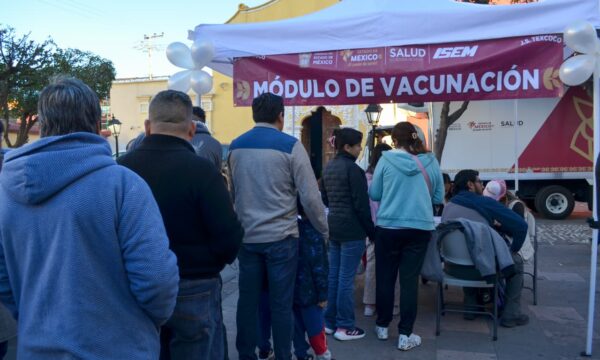 Instalan 450 puntos de vacunación para prevenir el sarampión; del 7 al 15 de febrero