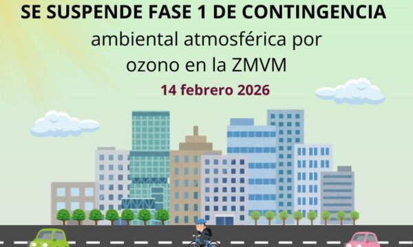 Se suspende contingencia ambiental en ZMVM; mejora calidad del aire