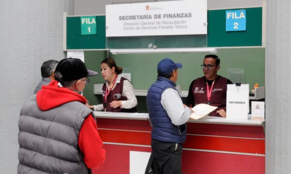 Gracias a estímulos fiscales, Edomex supera pronóstico de recaudación en el primer bimestre