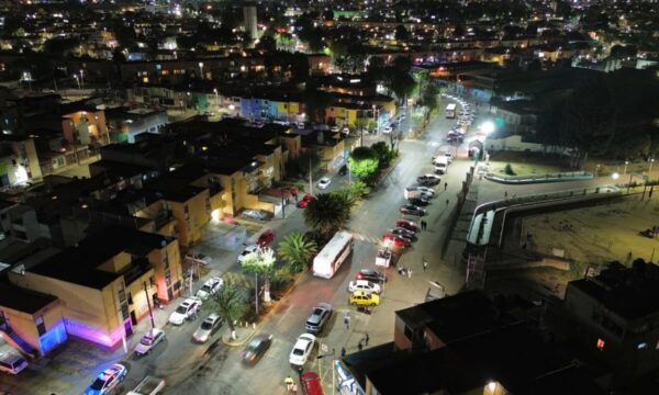 Moderniza Metepec 140 luminarias en Avenida Gobernadores; suman 9 mil luminarias en cinco años