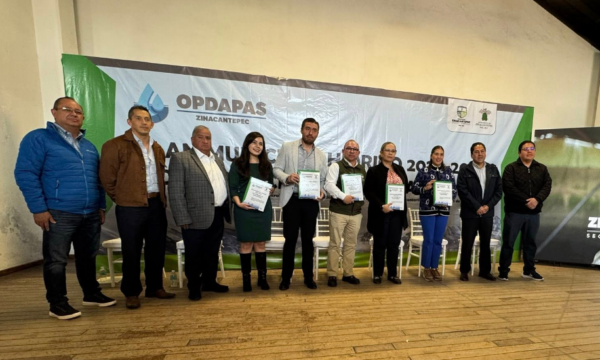 Presenta Manuel Vilchis Plan Hídrico para abatir escasez de agua potable en Zinacantepec