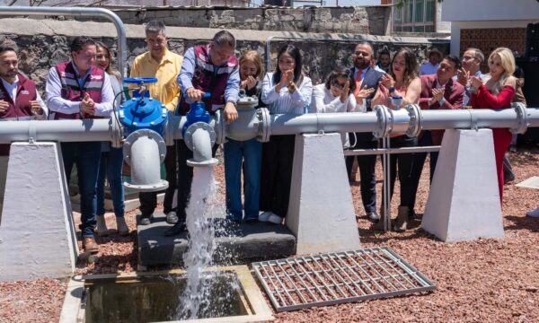 Recuperan 209 litros por segundo adicionales de agua, con trabajos de rehabilitación de pozos en Toluca