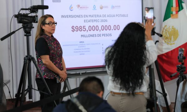 Destina Ecatepec casi mil millones de pesos para garantizar acceso al agua