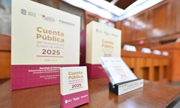 Remite Gobierno Edomex Cuenta Pública 2025 al Congreso estatal; se ejercieron casi 400 mil mdp