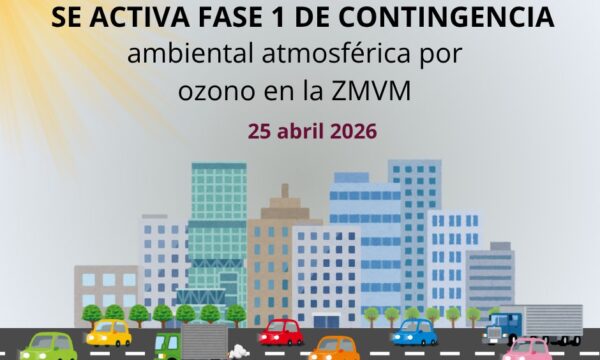 Activan contingencia ambiental en Valle de México; hoy no circula, autos 5 y 6, este domingo