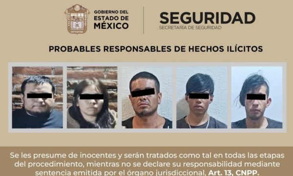 Detienen al “Fresa”… pero del CJNG; junto a cuatro delincuentes y dos menores de edad