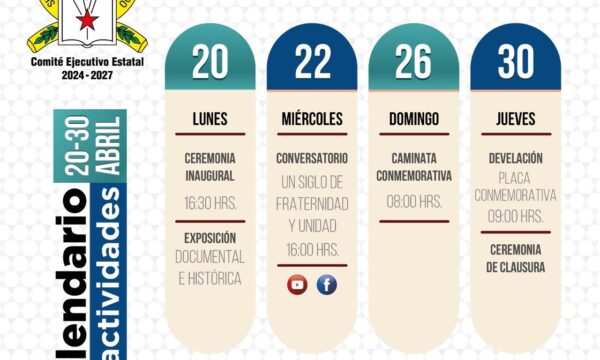 Alista SMSEM conmemoración por 100 años de organización magisterial en el Edomex