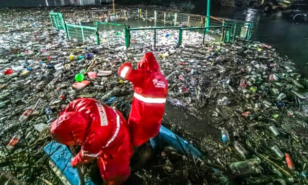 Retiran más de 80 toneladas de basura de la presa El Ángulo y Río Hondo que ocasionaron inundaciones