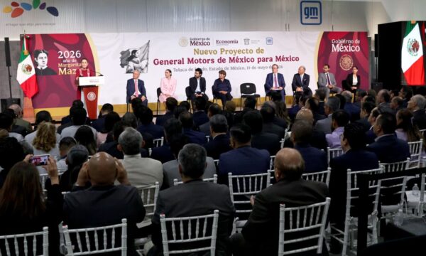 Sheinbaum acude a planta de General Motors en Toluca para anuncio de inversión de mil mdd
