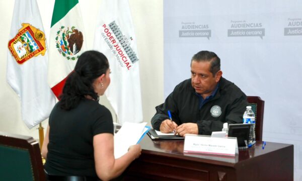 Realiza presidente del Poder Judicial Edomex, Audiencia Ciudadana en Chalco