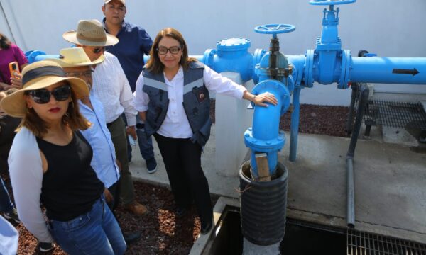 Este año quedará estabilizado el suministro de agua para todo Ecatepec, promete Azucena Cisneros