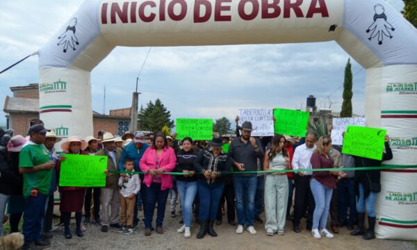 Construye Almoloya de Juárez nuevos caminos en comunidades afectadas por lluvias y rezago
