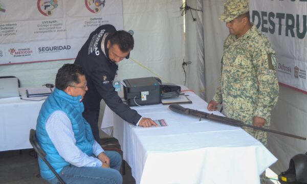 Almoloya de Juárez abre módulo de canje de armas para reducir riesgos y fomentar cultura de paz