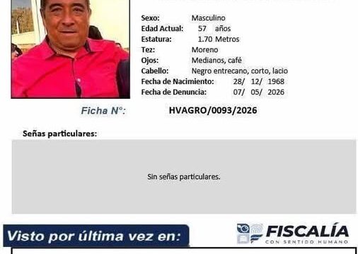 Reportan desaparición de director de Obras Públicas de El Oro; Fiscalía de Guerrero emite ficha de búsqueda