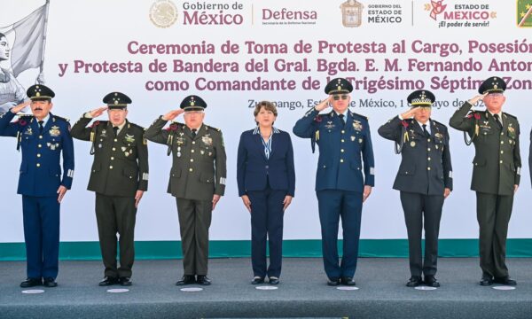 Rinden protesta nuevos comandantes de la 37/a Zona Militar y 1/a Zona Aérea en Santa Lucía