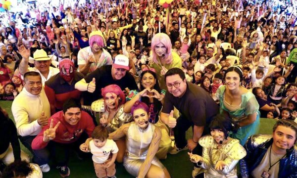 Más de 2 mil niñas y niños celebran su día con música y diversión en Lerma