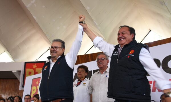 PT mexiquense realiza asamblea estatal en medio de disputa interna; cierran filas con Óscar González Yáñez