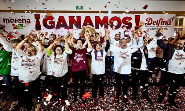 Se cumplen tres años de que Delfina Gómez derrocó al PRI en Edomex