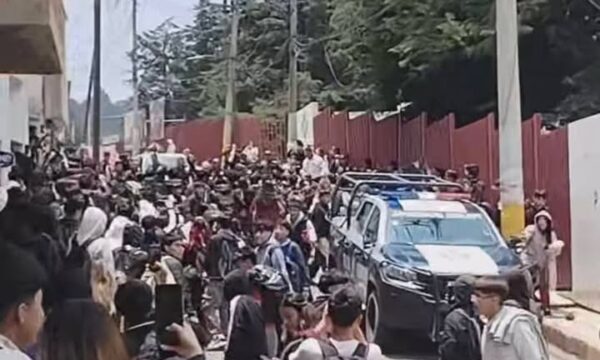 Reprime policía de Huixquilucan protesta de alumnos del Conalep