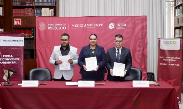 Edomex e INECC unen esfuerzos para fortalecer acciones contra el cambio climático